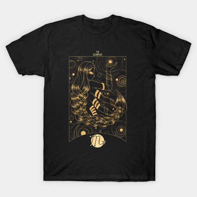 Scorpio T-Shirt by densukii